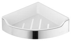 AQUALINE Rohna Kupaonska Polica SAMBA 218x63x218 mm, Sjajni Nehrđajući Čelik