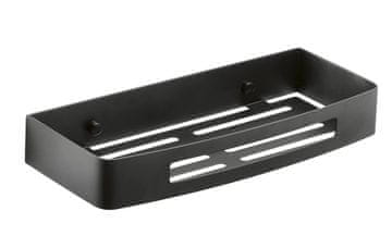 Gedy SMART Polica za Tuš, Crni Mat, Nehrđajući Čelik, 300x45x128 mm