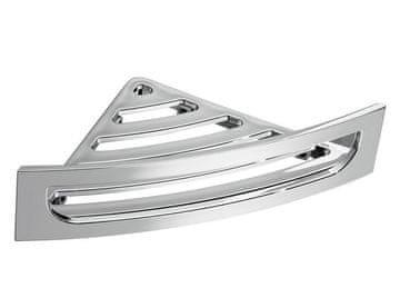 Gedy Kutna tuš-polica s nosačem, kromirana ABS plastika, 230x75x230 mm