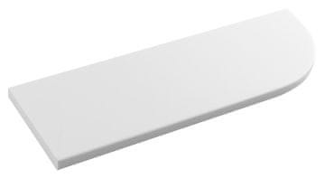 SAPHO Rockstone Kutna Polica 300x100mm, Mat Bijela