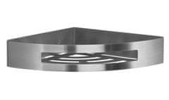 Gedy Pametna kutna polica za tuš, 210x45x210mm, mat nehrđajući čelik