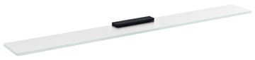 SAPHO Staklena Polica 800mm, Crna/Mliječno Staklo, PIRENEI