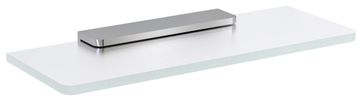 SAPHO Kromirana staklena polica 300mm, matirano staklo, za kupaonicu