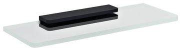 SAPHO Staklena Polica 300mm Crna/Prozirna - SAPHO PIRENEI