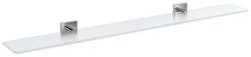 SAPHO X-SQUARE Staklena Polica 800mm, Krom/Satensko Staklo