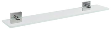 SAPHO X-SQUARE Staklena Polica 600mm, Kromirano/Staklo