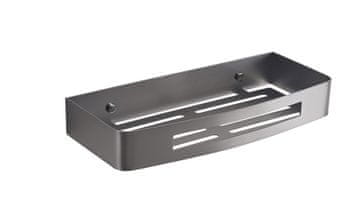 Gedy Pametna Polica za Kupaonicu, 300x45x128mm, Tamna Metalna boja