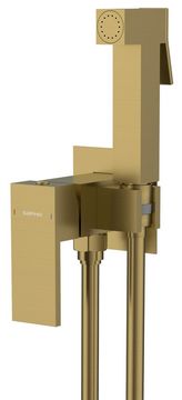 SAPHO CUBEMIX Ugradbena Bidet Baterija s Stop Tušem, Zlatno Mat Hranata