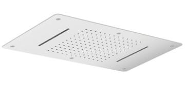 SAPHO Stropni tuš s dvostrukom kaskadom, 700x380mm, sjajni nehrđajući čelik