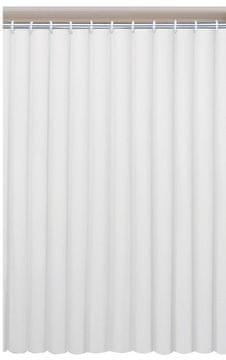 Ridder Vinilna Zidna Zavjesa za Tuš, Bijela, 120x200cm - Vodootporna i Čvrsta