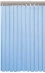 AQUALINE Vinilna Plava Zavjesa za Tuširanje 180x180 cm s Prstenovima
