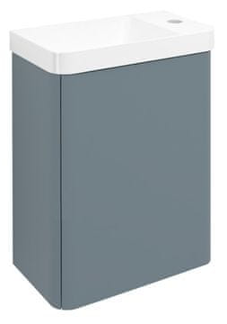 SAPHO Zidni kupaonski ormarić ZORBA 39x50x21,5 cm, Siena, MDF, bez ručki, lak plavi