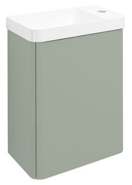 SAPHO Zidna sudopera ZORBA - MDF zelena, 39x50x21.5cm