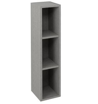 SAPHO ESPACE Otvorena Zidna Polica 20x94x22cm, Srebrni Hrast