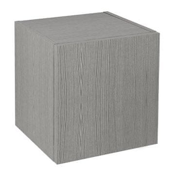 SAPHO SAPHO ESPACE Zidni ormarić 35x35x32cm, Univerzalna vrata, Srebrni hrast