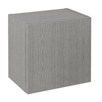 SAPHO ESPACE Zidni ormarić 35x35x22cm, univerzalna vrata, srebrni hrast