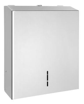 SAPHO Zidni Dozator za Papirnate Ručnike 285x370x105 mm, Nehrđajući Čelik Sjaj