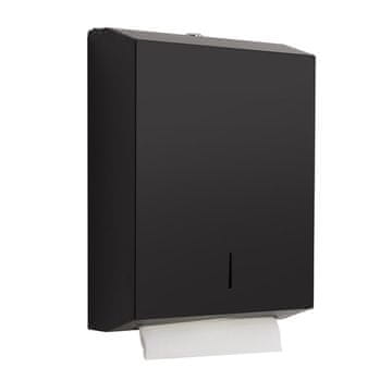 Gedy Crni Mat Dispenzer za Papirnate Ručnike 282x364x105mm - Gedy