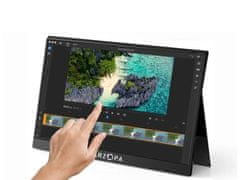 Arzopa A1T prijenosni monitor 40 cm (15,6"), FHD, IPS, 60 Hz, mHDMI, USB-C, zvučnici, osjetljiv na dodir (A1T-CRNI)