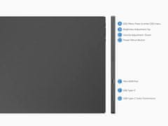 Arzopa A1T prijenosni monitor 40 cm (15,6"), FHD, IPS, 60 Hz, mHDMI, USB-C, zvučnici, osjetljiv na dodir (A1T-CRNI)