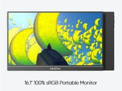 Arzopa Z1C prijenosni monitor 41 cm (16,1), FHD, IPS, 60 Hz, mHDMI, USB-C, zvučnici (Z1C-CRNI)