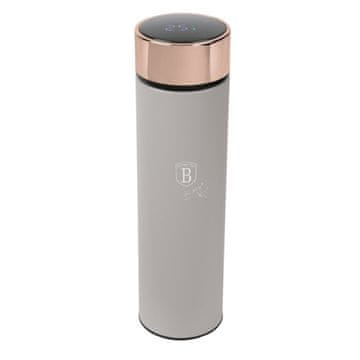 Berlingerhaus Pametna termo boca s mjeračem temperature, 0,5 l, Taupe kolekcija