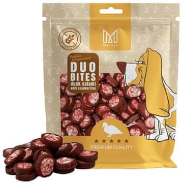 Mersjo Poslastica za pse Duo Flavors – Salama od patke s brusnicama Mersjo 200g