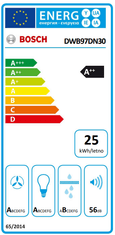 Bosch DWB97DN30 Zidna napa serije 6, 90 cm