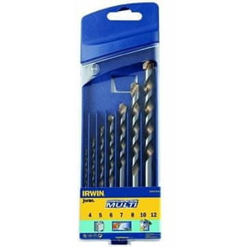Irwin akumulatorski set višenamjenskih bušilica, 7 dijelova, 4, 5, 6, 7, 8, 10, 12 mm