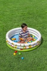 Bestway bazen s tri komore 102x25 cm s lopticama