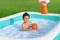 Bestway obiteljski bazen s košarkaškim obručem 251x168x102 cm