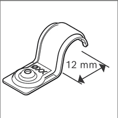 BOSCH Professional PRO EMS-12 metalna kabelska stezaljka, 200 komada (1600A03C28)