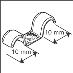 BOSCH Professional PRO EMD-10 metalna kabelska stezaljka, 100 komada (1600A03C2J)