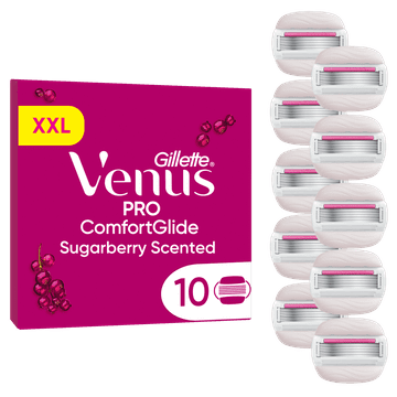 Gillette Glave za brijanje Venus Pro Comfort Glide s mirisom jagode, 10 komada