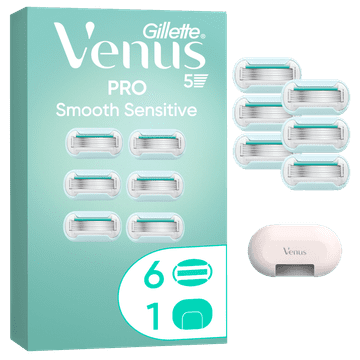 Gillette Venus Pro Smooth nastavci za osjetljivo brijanje, 6 komada