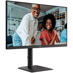 AOC U27E4CV monitor, 68,6 cm (27), 4K UHD, IPS, USB-C, 90 W, crni (U27E4CV)