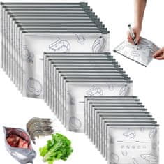HOME & MARKER® Višekratne aluminijske vrećice za pohranu hrane 30 kom | REUSEFO
