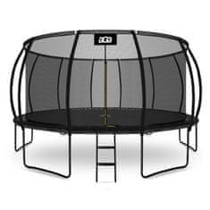 Aga SPORT EXCLUSIVE Trampolin 500 cm Crna + zaštitna mreža + ljestve