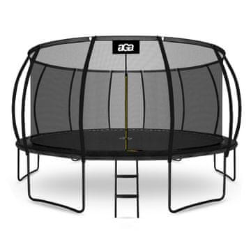 Aga SPORT EXCLUSIVE Trampolin 500 cm Crna + zaštitna mreža + ljestve