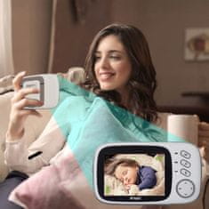MG BabyWatch dječja video nadzorna kamera, bijela