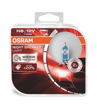 Osram SET ŽARULJA HALOGEN H8 NIGHT BREAKER LASER 64212NL-HCB 12V 35W PGJ19-1