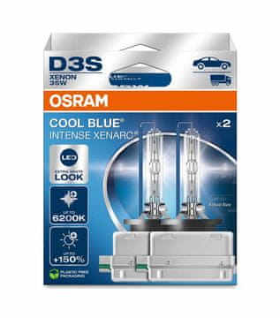 Osram SET XENON ŽARULJA D3S COOL BLUE INTENSE 66340CBN-2HB 35W PK32d-5 2HB