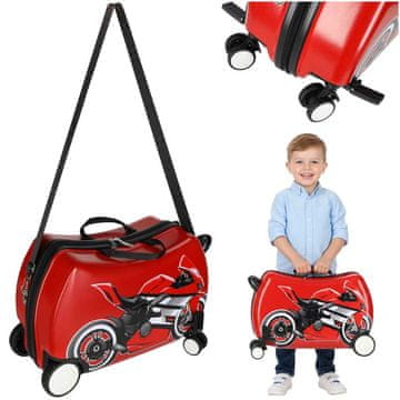 Luniks Dječji putni kofer na kotačima - motor 25L