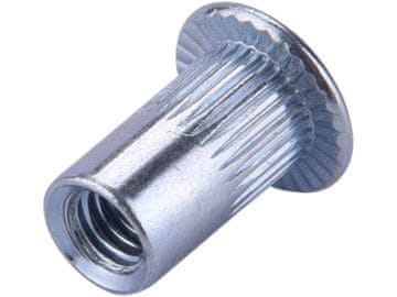 Fortum Zakovice 4770684 rivet nuts steel, set of 50pcs, M4x10mm