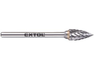 Extol Industrial Glodalica 8703863 carbide cutter, sharp arc, 6x13mm, 3mm shank, medium cut (double-cut)