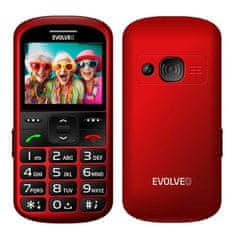 Evolveo Mobilni telefon EasyPhone XS crveni