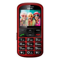 Evolveo Mobilni telefon EasyPhone XS crveni