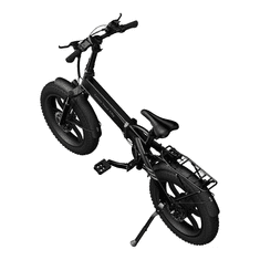 A DECE OASIS A20FXE električni bicikl, FATbike, sklopivi, 250 W, do 70 km, crni