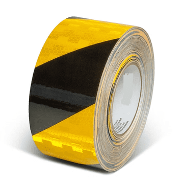 DISTYK Reflektirajuća traka ŽUTO-CRNA 50mm x 5m