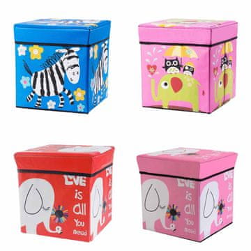 Denis Dječja kutija za pohranu igračaka, sorto razni uzorci